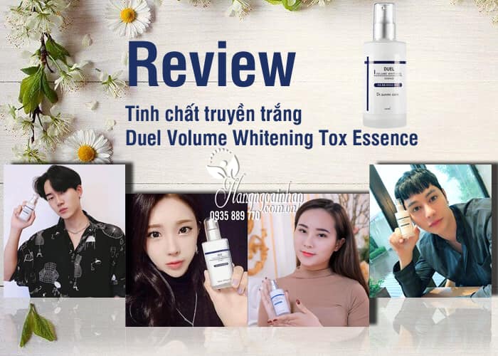 Tinh chất truyền trắng Duel Volume Whitening Tox Essence 100ml 5