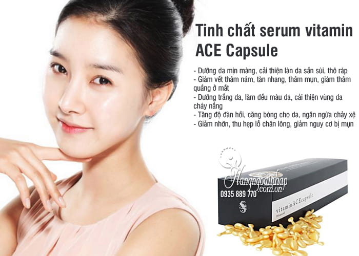 Tinh chất serum vitamin ACE Capsule của Nhật Bản 50 viên 7