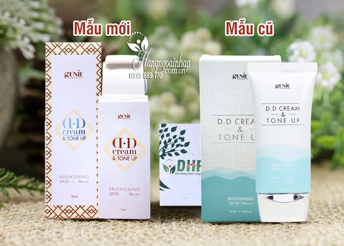 Kem nền chống nắng dưỡng trắng Genie DD Cream & Tone Up 1