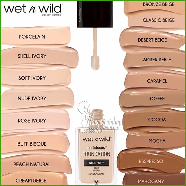 Kem nền Wet N Wild Photofocus Foundation 30ml của Mỹ 4