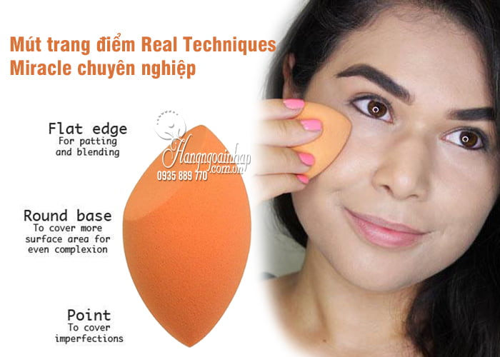 Mút trang điểm Real Techniques Miracle chuyên nghiệp nhất 1