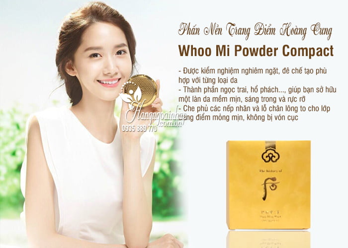 Phấn Nền Trang Điểm Hoàng Cung - Whoo Mi Powder Compact 3