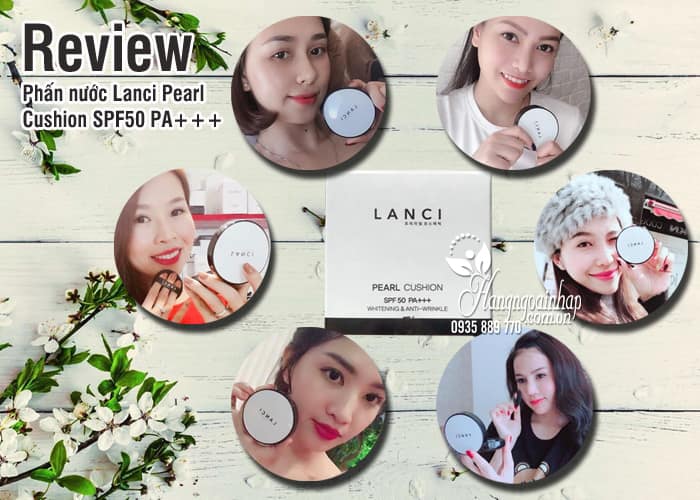 Phấn nước Lanci Pearl Cushion SPF50 PA+++ Hàn Quốc 15g 8