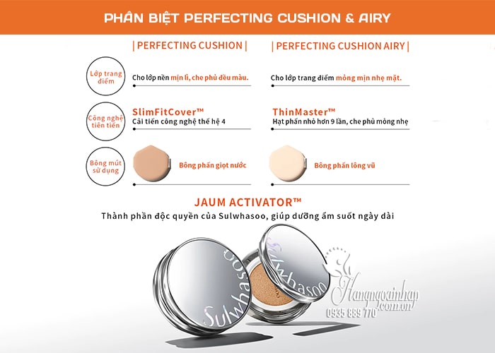 Phấn nước Sulwhasoo Perfecting Cushion Duo Hàn Quốc 5