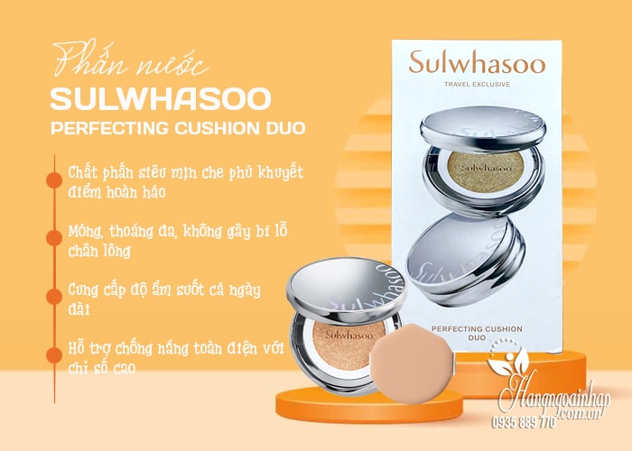 Phấn nước Sulwhasoo Perfecting Cushion Duo Hàn Quốc 23