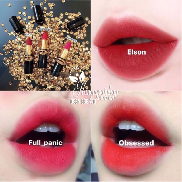 Set 3 son Pat McGrath Labs Mini Matte Trance Lipstick Trio 2