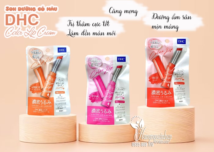 Son dưỡng có màu DHC Color Lip Cream của Nhật Bản 4