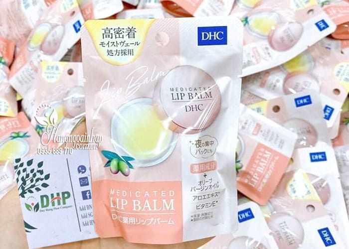 Son dưỡng ủ môi DHC Lip Balm mẫu mới 7.5g của Nhật Bản 90