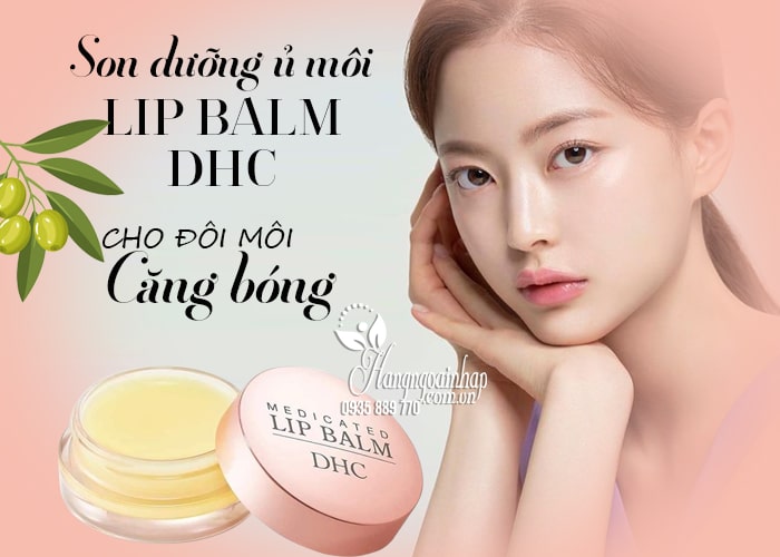Son dưỡng ủ môi DHC Lip Balm mẫu mới 7.5g của Nhật Bản 34