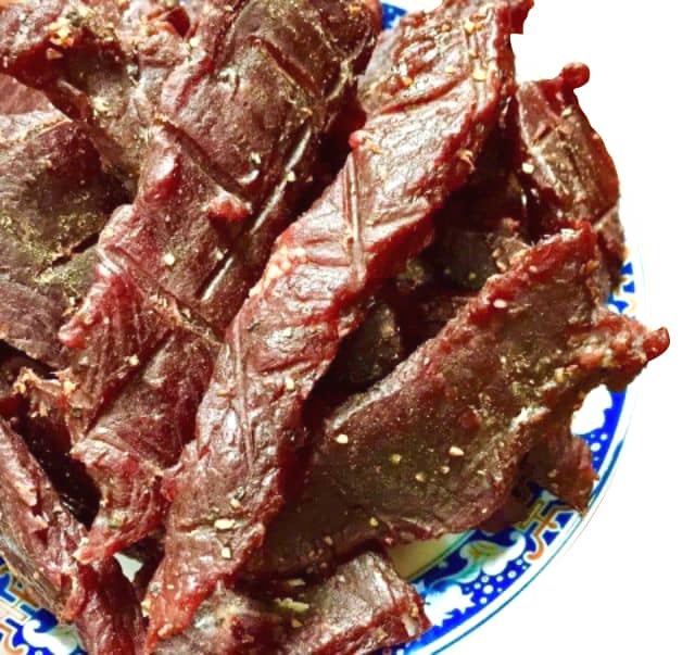 Thịt bò khô Kirkland Steak Strips Extra Thick Cut của Mỹ2