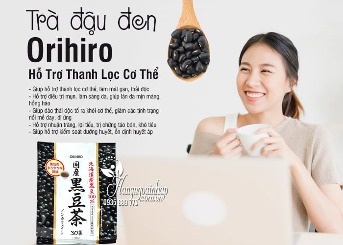 Trà đậu đen Orihiro hỗ trợ thanh lọc cơ thể của Nhật Bản2