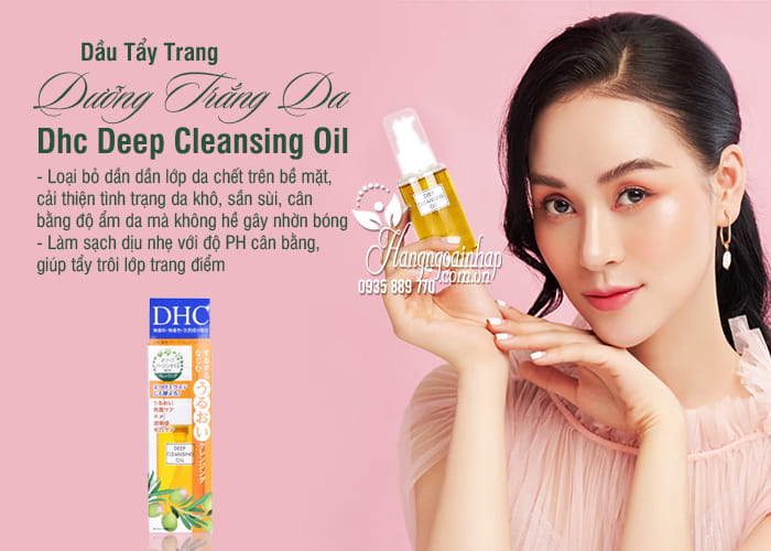 Dầu Tẩy Trang Dưỡng Trắng Da Dhc Deep Cleansing Oil 70ml Của Nhật 9