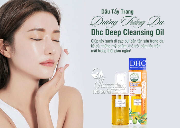 Dầu Tẩy Trang Dưỡng Trắng Da Dhc Deep Cleansing Oil 70ml Của Nhật 3