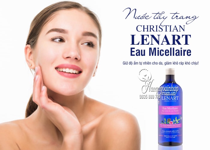 Nước tẩy trang Christian Lenart Eau Micellaire 500ml của Pháp 1