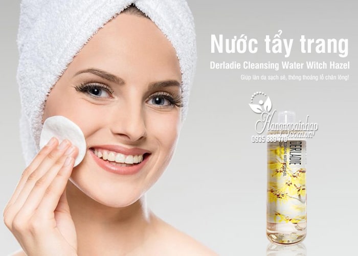 Nước tẩy trang Derladie Cleansing Water Witch Hazel Hàn Quốc 8