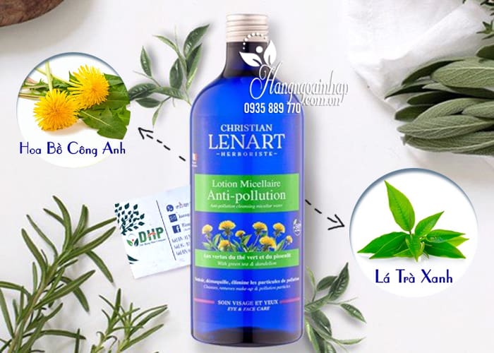 Nước tẩy trang trẻ hóa da Christian Lenart Anti-Pollution 500ml 3