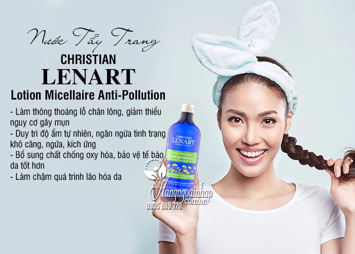 Nước tẩy trang trẻ hóa da Christian Lenart Anti-Pollution 500ml 5