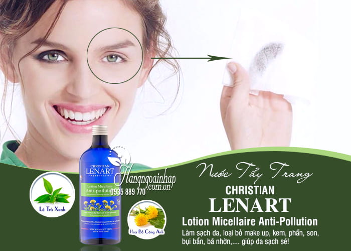 Nước tẩy trang trẻ hóa da Christian Lenart Anti-Pollution 500ml 1