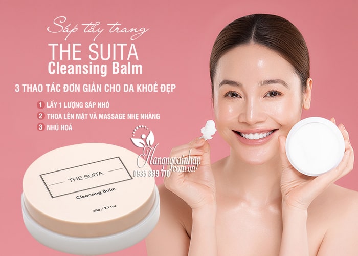 Sáp tẩy trang The Suita Cleansing Balm của Nhật Bản 60g 34