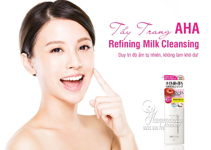 Tẩy trang AHA Refining Milk Cleansing 145ml Nhật Bản 1