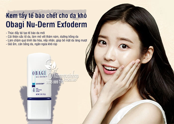 Kem tẩy tế bào chết cho da khô Obagi Nu-Derm Exfoderm 57g 1`