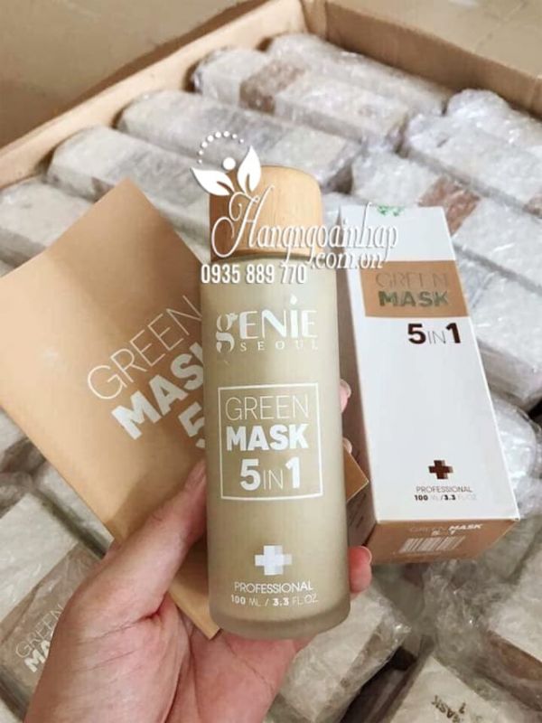 Mặt nạ tẩy tế bào chết Green Mask 5 in 1 Genie 100ml Hàn 2