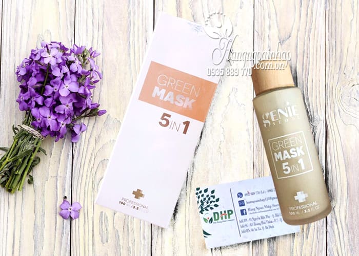 Mặt nạ tẩy tế bào chết Green Mask 5 in 1 Genie 100ml Hàn 1