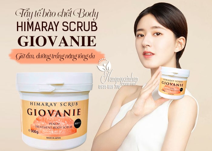 Tẩy tế bào chết body Giovanie Himaray Scrub 500g của Nhật 7