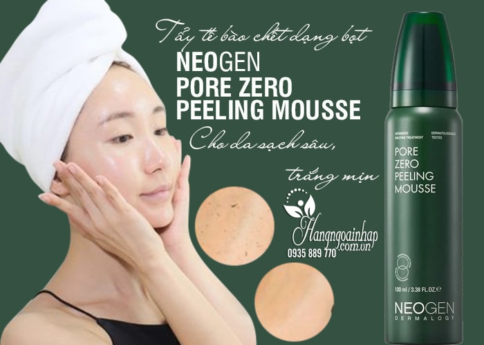 Tẩy tế bào chết dạng bọt Neogen Pore Zero Peeling Mousse 5