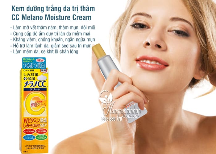 Kem dưỡng trắng da trị thâm CC Melano Moisture Cream 23g 1