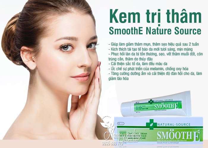 Kem trị thâm SmoothE Natural Source Nhật Bản tuýp 15g 5