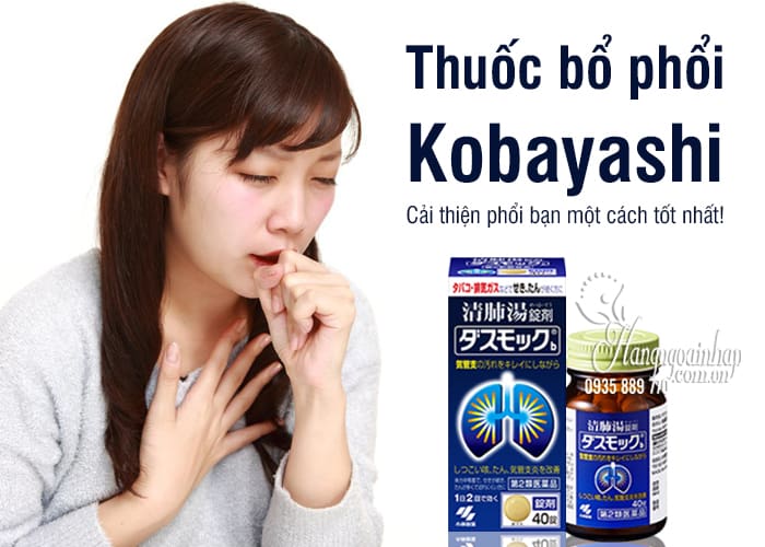 Thuốc bổ phổi Kobayashi hộp 80 viên - Thuốc bổ phổi Nhật b5