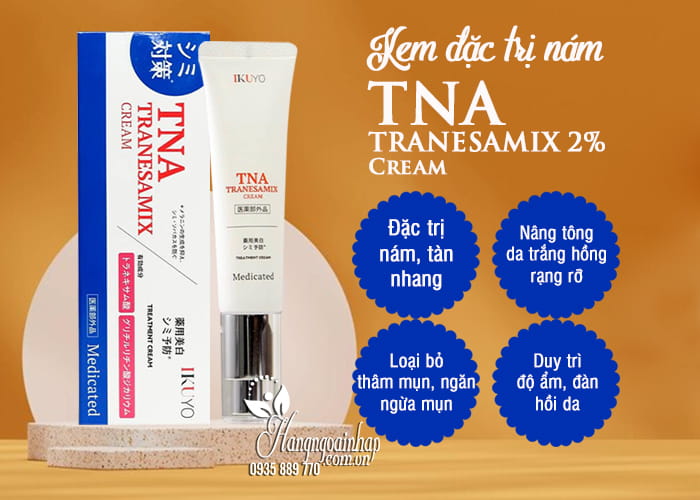 Kem đặc trị nám TNA Tranesamix 2% Cream Nhật Bản 3