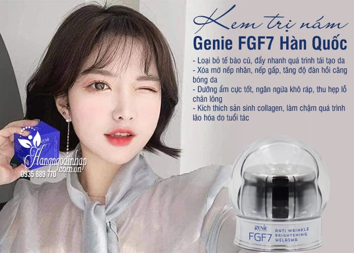 Kem trị nám Genie FGF7 Hàn Quốc chính hãng - Hộp 20g 3