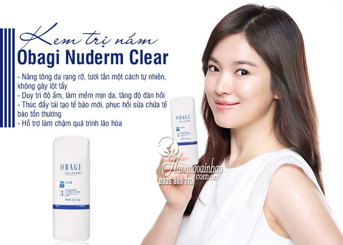 Kem trị nám Obagi Nuderm Clear số 3 dành cho mọi loại da 9