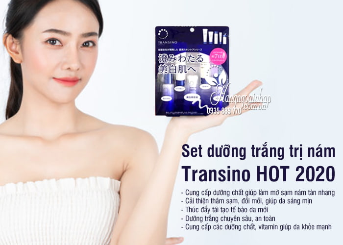 Set dưỡng trắng trị nám Transino 5 món 7 ngày cực HOT 2020 7