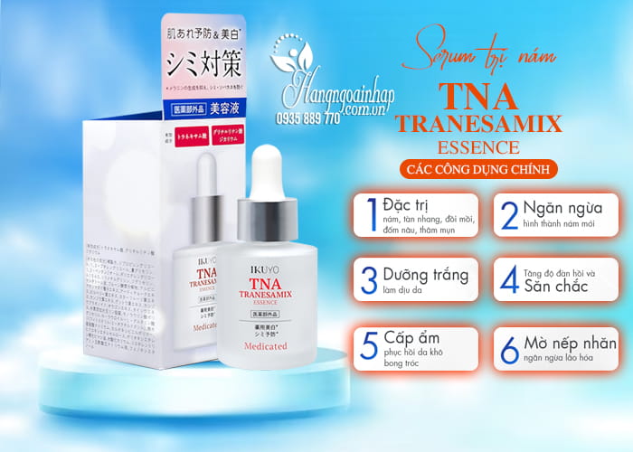 Tinh chất serum trị nám TNA Tranesamix Essence của Nhật Bản 4