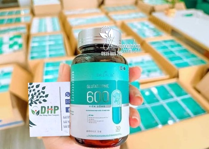 Viên uống trắng da Glutathione 600 Dr.Lacir hộp 30 viên 7