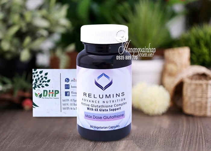 Viên uống trắng da Relumins Advance Nutrition Glutathione của Mỹ 60 viên