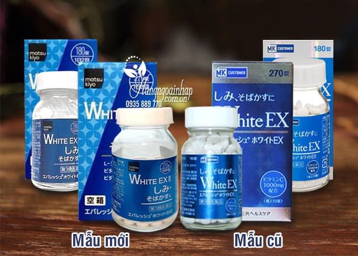 Viên uống trắng da trị nám White EX 270 viên 1000mg của Nhật 17