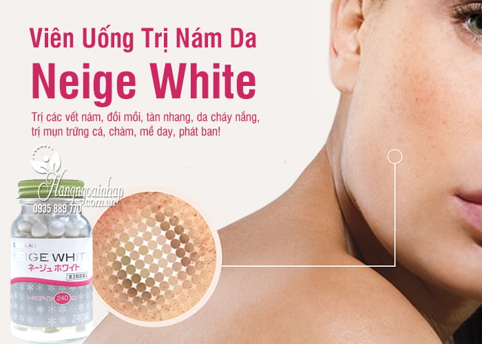 Viên Uống Trị Nám Da Neige White Của Nhật Bản 7