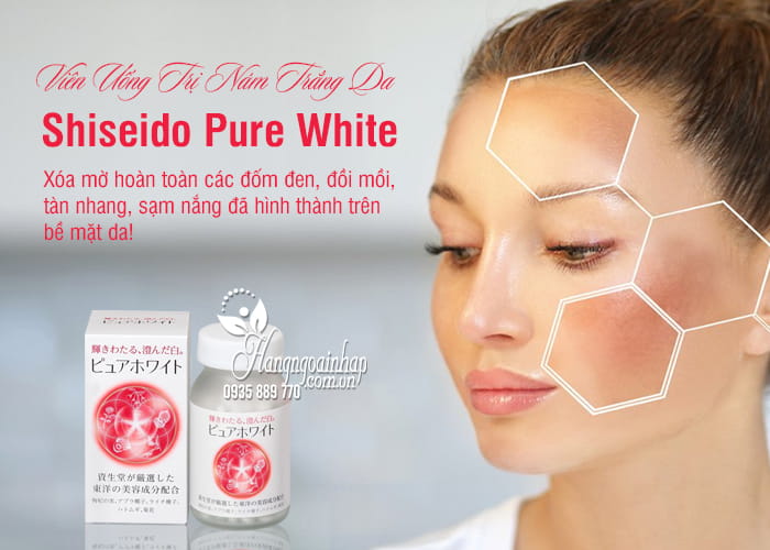 Viên Uống Trị Nám Trắng Da Shiseido Pure White 270 Viên Của Nhật 1