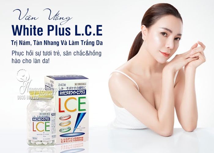 White Plus L.C.E - Viên Uống Trị Nám, Tàn Nhang Và Làm Trắng Da 1