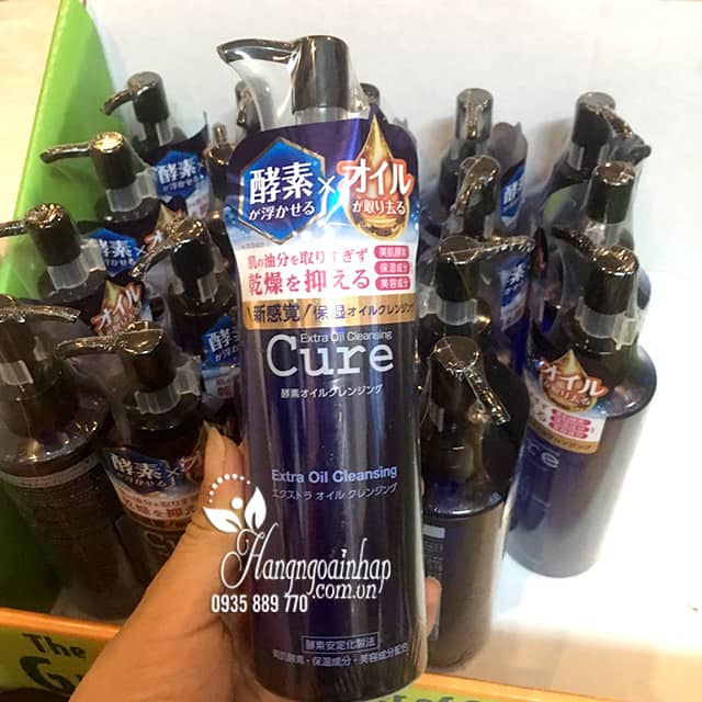 Dầu tẩy trang Cure Extra Oil Cleansing 200ml của Nhật  1