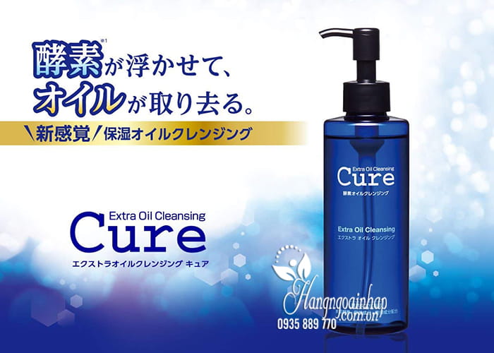 Dầu tẩy trang Cure Extra Oil Cleansing 200ml của Nhật  4