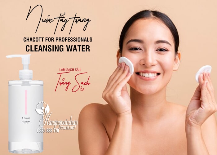 Nước tẩy trang Chacott For Professionals Cleansing Water 500ml của Nhật 1