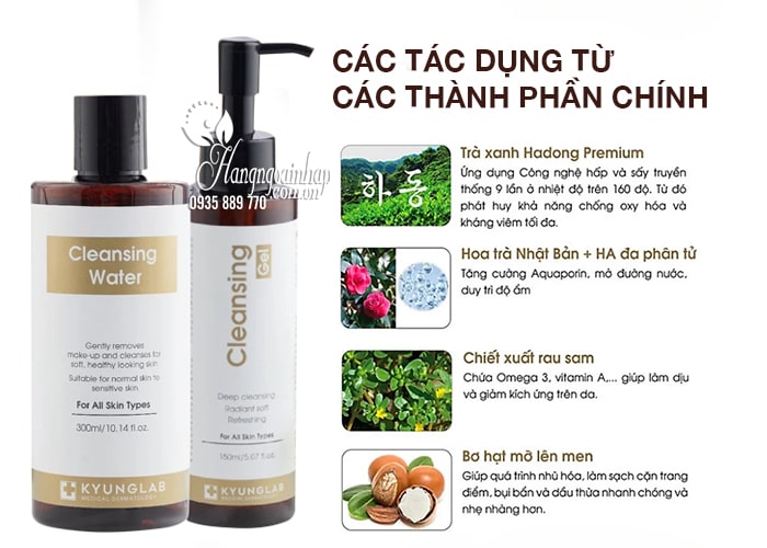 Nước tẩy trang Kyung Lab Cleansing Water 300ml của Hàn Quốc 89