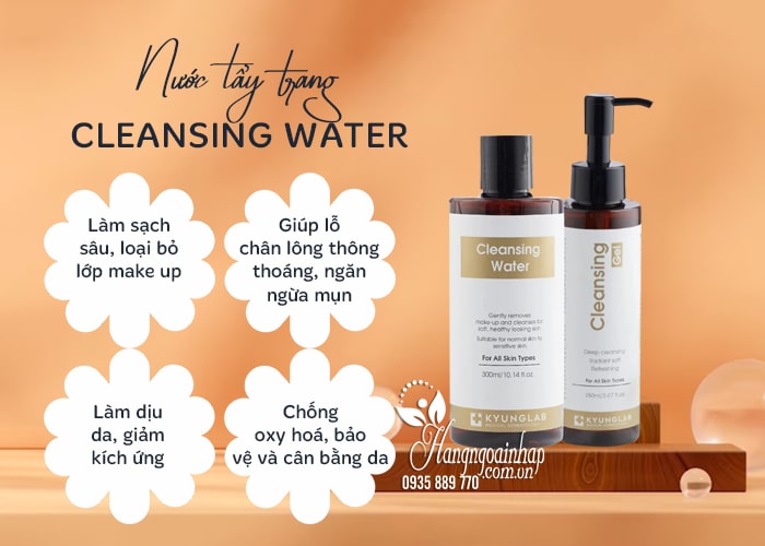 Nước tẩy trang Kyung Lab Cleansing Water 300ml của Hàn Quốc 67