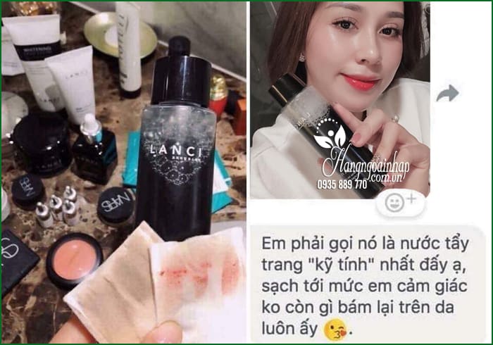 Nước tẩy trang Lanci Black Peat Hàn Quốc từ than hoạt tính 7