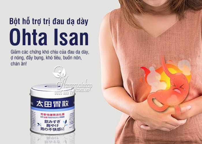 Bột hỗ trợ trị đau dạ dày Ohta Isan của Nhật Bản chính hãng 1